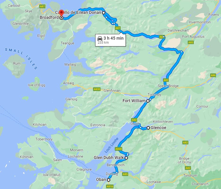 Escocia en 10 DÍAS en coche: DÍA 3 – De Oban a la Isla Skye - Escocia en 10 DÍAS en coche (1)